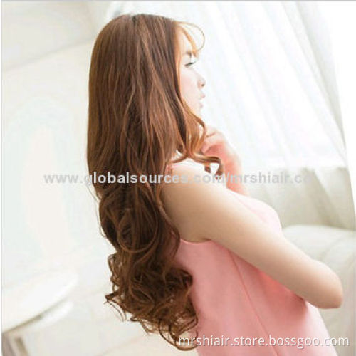 26-inch 6 Clips Curly Wavy Full Head Clip in Hair Extensions